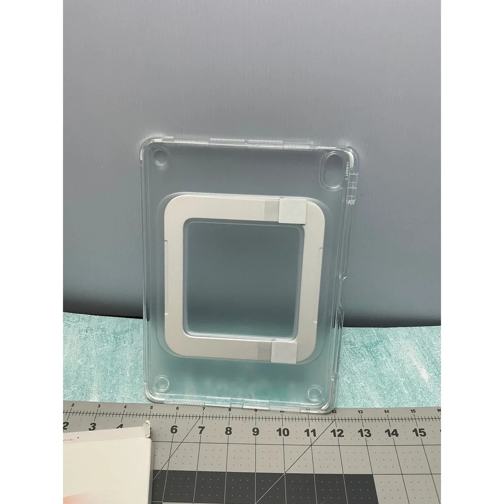 Torras ClearCase iPad Air 11 inch k3 Neo 2024 2025 White Kickstand Stylus Holder